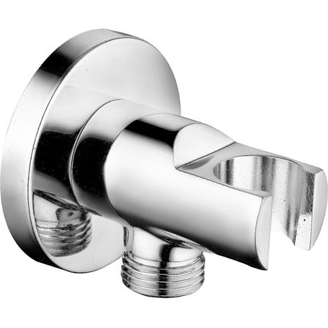Support de douche avec valve anti-inondation, pour hydroscopin (1/2)
