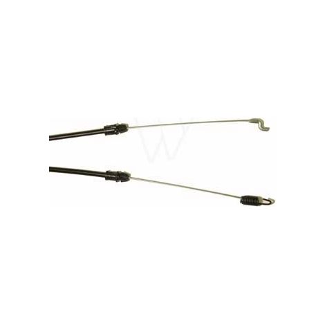 74604780 – Câble d'embrayage pour tondeuse – Compatible modèles MTD 46SPB/46SPO/46SPOHWHQ/46SPKHW – Longueur 1.5m
