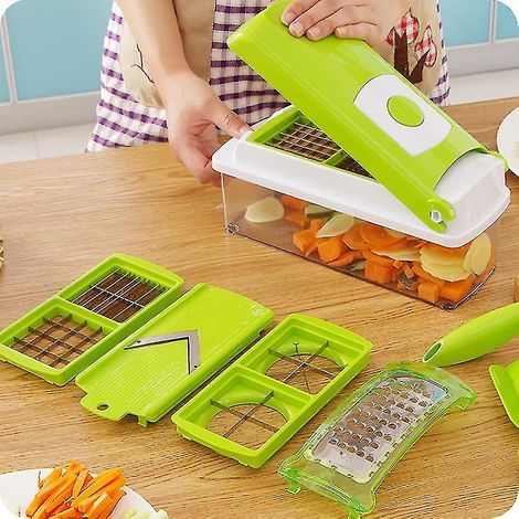 Food Chopper: Onion Chopper, Vegetable Slicer Dicer, Fruit Cutter (1/2)