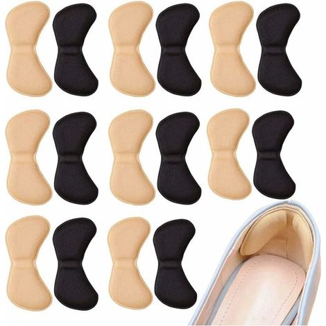 Paires Coussinet Talon Coussin de Talon, Autocollants à Talons Chaussure Femme Talon Doublure Auto-Adhésif Semelles de Chaussure Protecteur de Soins des Pieds pour Ajustement et Confort Améliorés