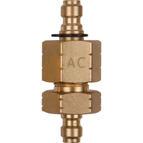 KS Tools Doppel-Adapterstück M14x1,25 Innen- und Außengewinde und 1/4 Schlauchanschluss