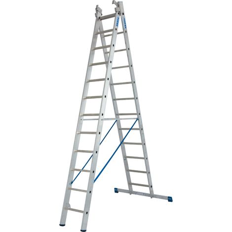 Krause Aluminium-Mehrzweckleiter STABILO 9,30 m Viel-/ Mehrzweckleiter