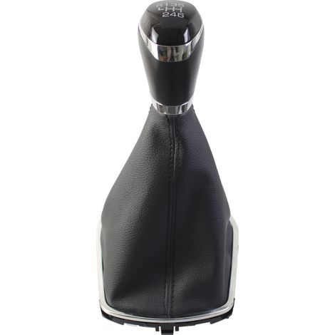 Compatible with Chevrolet Cruze: Dust cover for gear knob, integrated 6-speed shift kit (black) – One set--BIEMMEDUE (1/4)