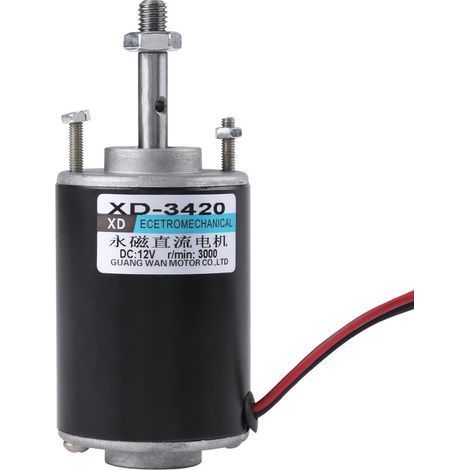 1 Moteur DC Aimant Permanent 12V 24V, Haute Vitesse 3500RPM, Faible Bruit CW CCW, Pour Générateur DIY (1/5)