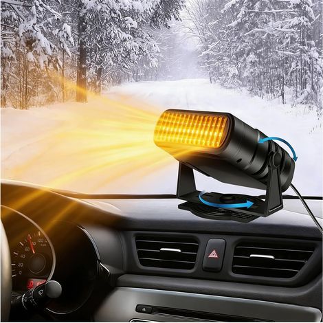 Chauffage intérieur de voiture noir, 10127,2 cm, 1 unité, dégivreur à chauffage instantané haute puissance 12 V, convient à tous les véhicules. (1/5)