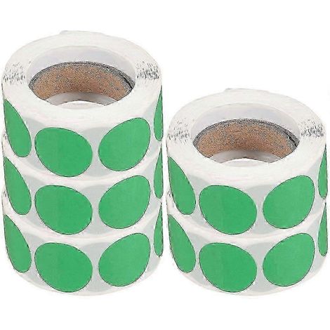 rouleaux d'étiquettes autocollantes rondes à points, étiquettes de catégorisation standard, compatibles avec les usages organisationnels (1/5)