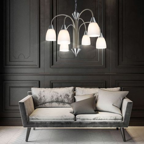 Suspension design LED 30 watts lampe suspendue lustre de cuisine Wofi 5453.06.54.0000 (1/4)