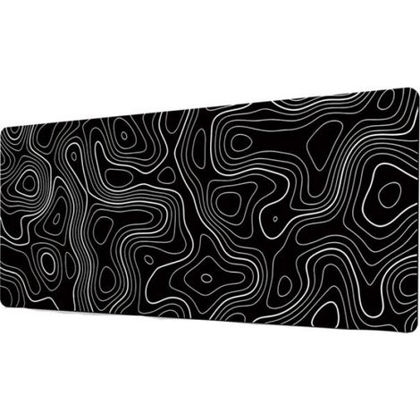 Tapis de Jeu - - Sris - Imprimé Carte Topographique - Design Minimaliste - 80x30 cm (1/2)
