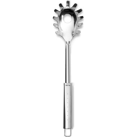 Ibili Spaghetti Löffel aus Edelstahl Silber 32 cm