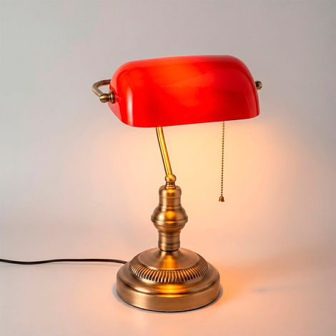 Lampada da tavolo vintage "BANQUERO" - E27