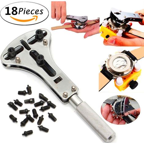 Universal watch repair tool, watch case opener, three-jaw chuck for opening watch cases and removing watch backs YD---DTEKGAZ