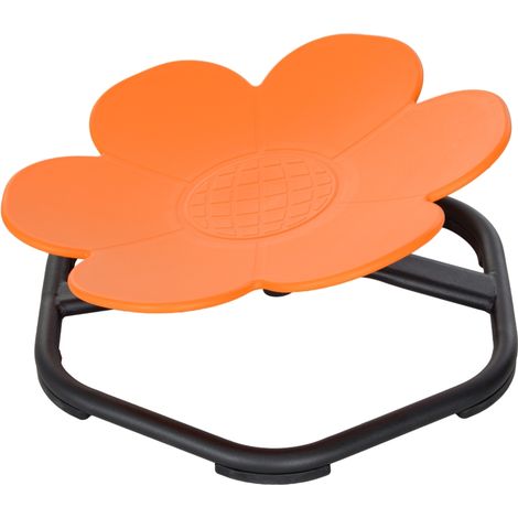 Chaise sensorielle pour bébé, en plastique, orange, pour maison et usage quotidien, chaise pivotante pour l’autisme, assise confortable