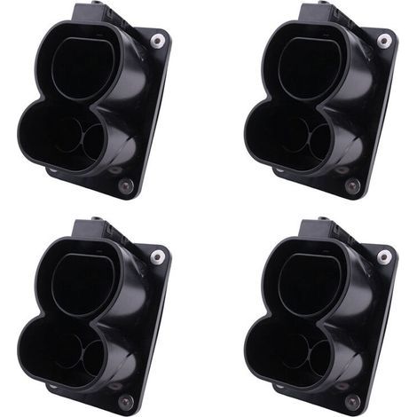 4 supports muraux ronds pour socle chargeur VE buse EVSE pour connecteur IEC 62196-3 CCS2 (1/5)
