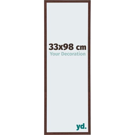 yd. - Cadre photo 33x98 - Brun - Plastique - Annecy