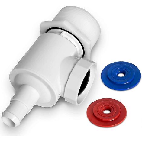 Raccords muraux compatibles avec les nettoyeurs IS - connexion rapide pour les systèmes de décompression compatibles avec les nettoyeurs de piscine IS 180, 280 et 380. (1/5)