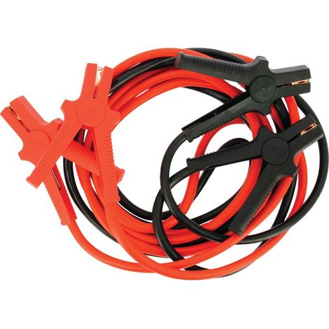 Set di 2 cavi di avviamento - XLPT - 35 mm² - 4,50 m - Pinze isolate - Borsa di stoccaggio inclusa