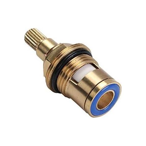 Évier de cuisine Remplacement En Laiton En Céramique Robinet Valve Insert Glande Cartouche Quart De Tour Universel 1/2"Robinet Intérieur Robinet pour Salle De Bains Cuisine Robinet (bleu) (1/5)