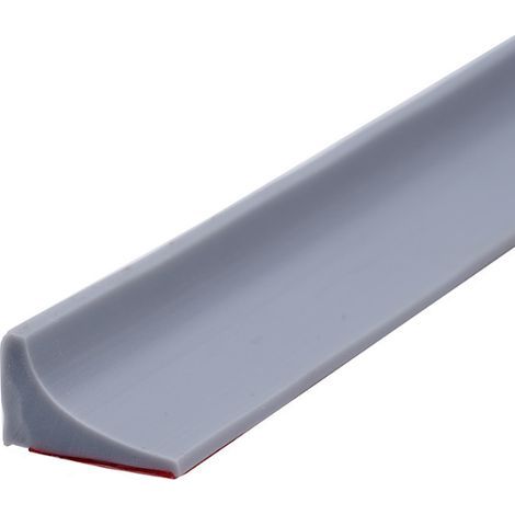 100CM Barriere De Douche Silicone,Barre De Seuil De Douche Anti Débordement Autocollant,Barrage Eau Douche,Seuil Douche Barrage D'eau,Barrière De Douche Pliable Pour Sol De Salle De Bain-gris (1/5)