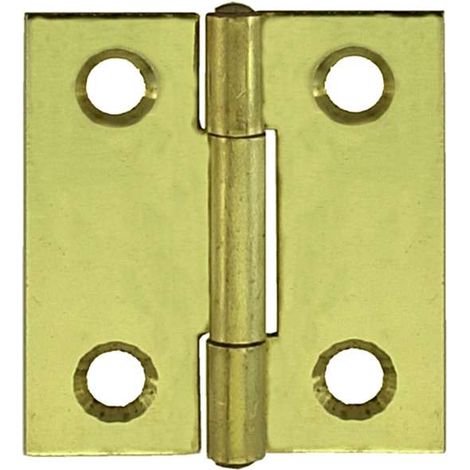 Cerniere strette ottone 26 x 40 mm. - 2 pz.