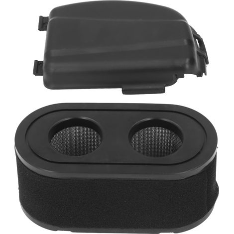 Kit de filtre à air avec couvercle 594106, plastique noir résistant à l'usure, remplacement moteur tondeuse (1/5)
