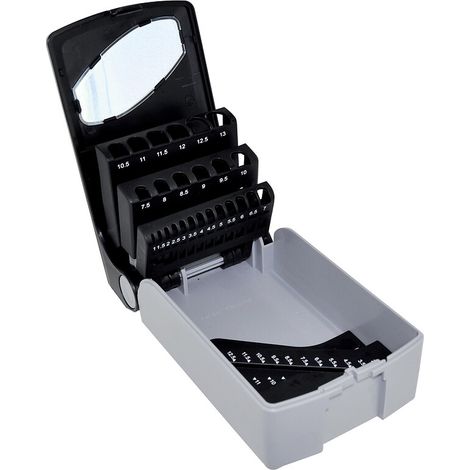 Coffret plastique vide 25 forets 1 à 13 mm - TIVOLY
