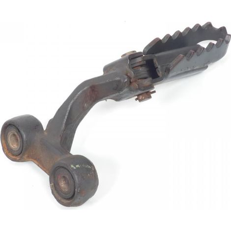 [PRODUIT D'OCCASION] Platine repose pied pilote droit origine pour moto Suzuki 600 DR (1/2)