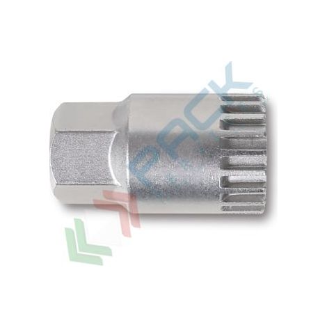 Chiave a bussola estrattore per movimento centrale a 20 tacche con perno centrale nichelata art 3973/4 (1/2)