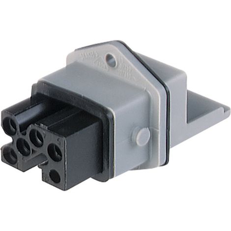 Hirschmann 931 694-106-1 Netz-Steckverbinder STAKEI Buchse, Einbau vertikal Gesamtpolzahl: 5 + PE 16