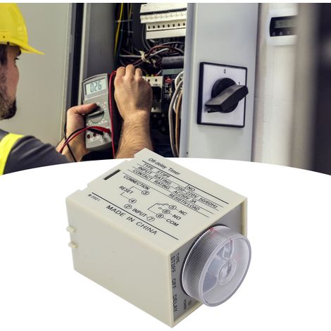 Relais temporisé de coupure haute précision BERM/Belme ST3PF, 200-220 V CA, 60 secondes (1/5)