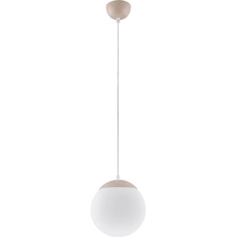 Pendelleuchten Ugo taupe 1xE27 20cm Stahl Sollux (1/5)