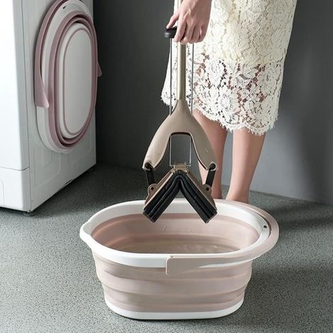 Wasserfass, Putzeimer, Wischmoppeimer aus Polypropylen, Wassereimer, für Badezimmer, für Küche