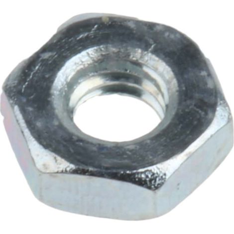 Écrou hexagonal RS PRO, M2.5, Acier Galvanisé brillant ( Prix pour Sachet de 250 )