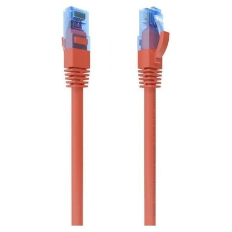 Cable De Red Latiguillo RJ45 Cat.6 UTP AWG26 CCA, Rojo, 30 cm