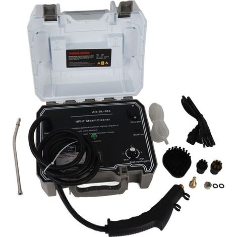 Limpiador a vapor de 2500 W, limpiador a vapor portátil de alta presión y alta temperatura para la limpieza de paredes y automóviles (1/5)