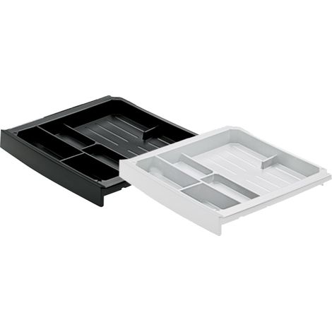 Tiroir compact smartray plastique - Décor : Blanc - Hauteur : 60 mm - Push : Oui - HETTICH (1/3)