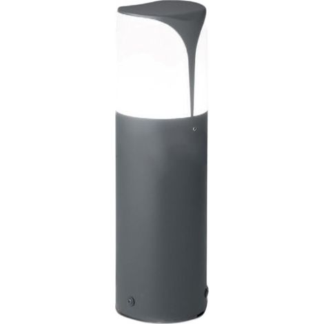 Lampioncino esterno gea led stele ges730 e27 led ip44 h30 alluminio antracite lampada terra moderna segnapasso