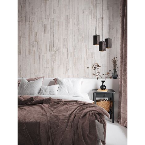 Plaquette de parement en bois effet 3D CITO - Bois recupere - 72 x 10cm - 42 panneaux - 3m2 (1/4)