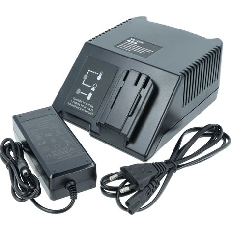 vhbw Chargeur compatible avec AEG B12, Battery Light PL Option, 2000 batteries Ni-Cd, NiMH, Li-ion d'outils, 120 W