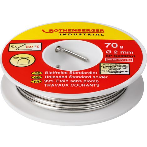 ROTHENBERGER Industrial Soldadura estándar sin plomo 70g - 1000002354
