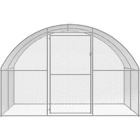 Maison Exclusive - Outdoor-Hühnerstall 3x2x2 m Verzinkter Stahl