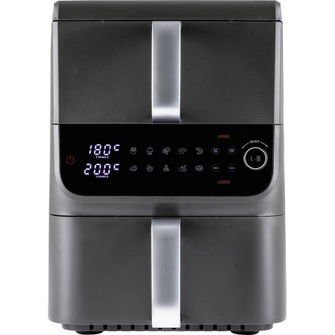GourmetMaxx 16404 Friggitrice ad aria calda 10 l Rivestimento antiaderente, Senza BPA, Custodia Cool-Touch, Timer digit (1/5)