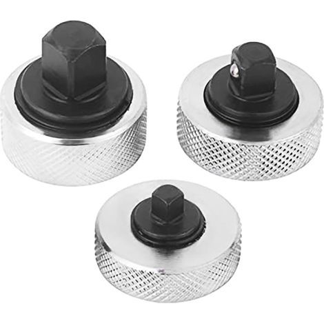 Llave de carraca de palma, juego de 3 llaves de carraca de dedo, mini llave de mano reversible ajustable de 1/4, 3/8 y 1/2 pulgada, diámetro compacto de 38 mm. (1/5)