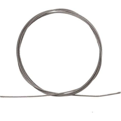 Edelstahlseil Niroseil Drahtseil Edelstahl mittelweich 3mm