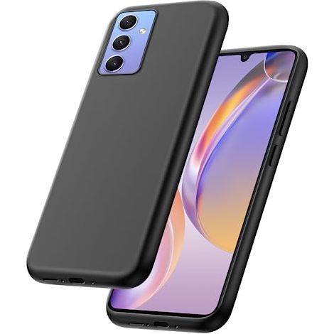 CUSTODIA PER SAMSUNG GALAXY A34 CUSTODIA IN SILICONE NERO OPACO SOTTILE SM-A346B
