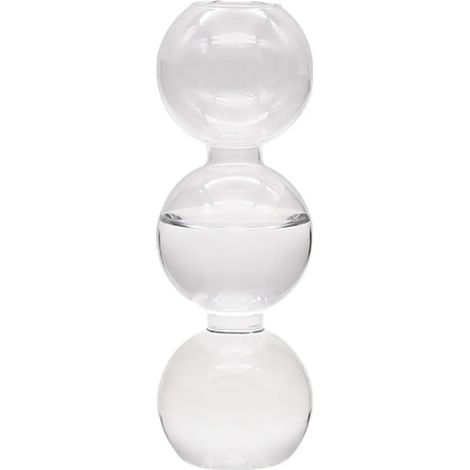 Nordische Blumenvase, leicht zu kombinieren, Kürbisform, transparente Kürbisblumenvase für Geschäftskunden