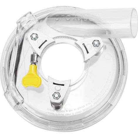 Capot anti-poussière en plastique pour meuleuse d'angle, kit de protection pour meulage à sec, accessoire d'outil électrique (1/5)