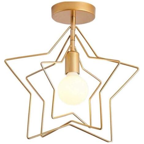 BUNTHAUS Moderne Plafonnier LED en Métal - Lampe Décorative Pour Salon, Couloir, Bar, Cuisine, Salle à Manger, Chambre d'Enfants (1/5)