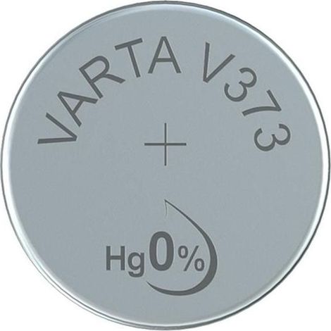 Batteria a bottone micro Varta argento sr68 - v373 1,55v blister 1 unità ø9,5x1,65mm