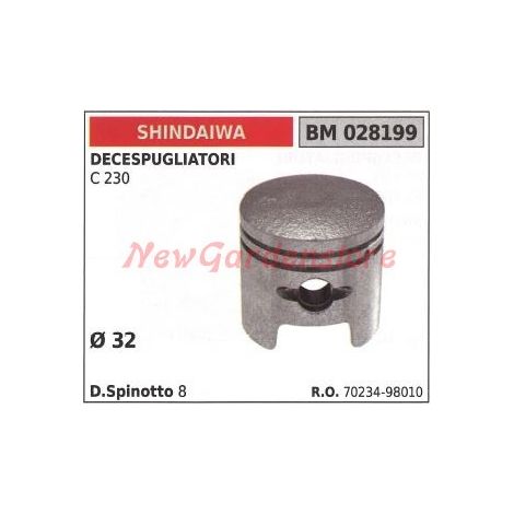 Pistone con segmenti SHINDAIWA decespugliatore C230 028199