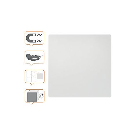 Pizarra blanca  modular/sin marco  acero pintado  blanco  A x (1/5)